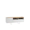 Manhattan Comfort Winston 53.14 TV Stand with 4 Shelves in White and Cinnamon 223951 - alternate 5